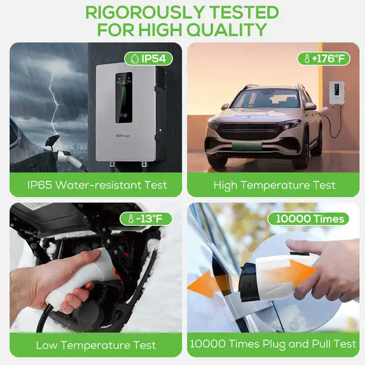 CCS2 GBT DC 20KW Wallbox Wall Mounted EV Fast DC Charger Home Charging Stations 30KW 40KW Level 3 Car Electric Chargers